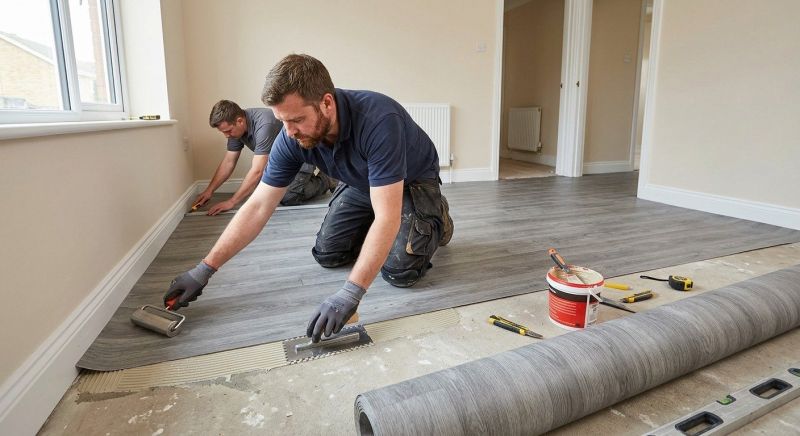 Sheet Linoleum Installation in Sarasota, FL
